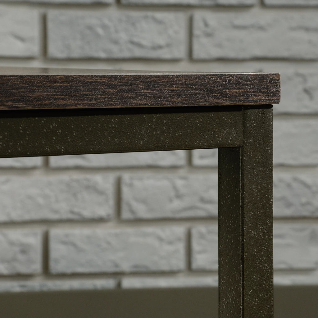 Smoked Oak Finish Side Table X855432