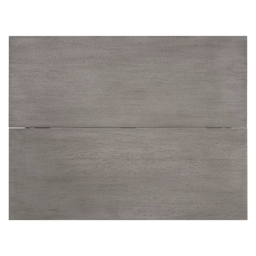 Gray Extendable Wood Dining Table with Drop Leaf B726