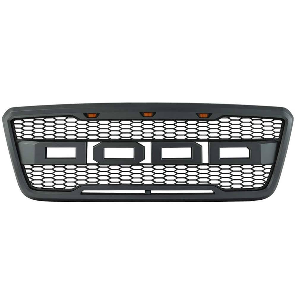 Front Bumper Grille Hood Mesh Package ABS Gray O243255