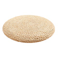 Round Straw Weave Floor Pillow X8859