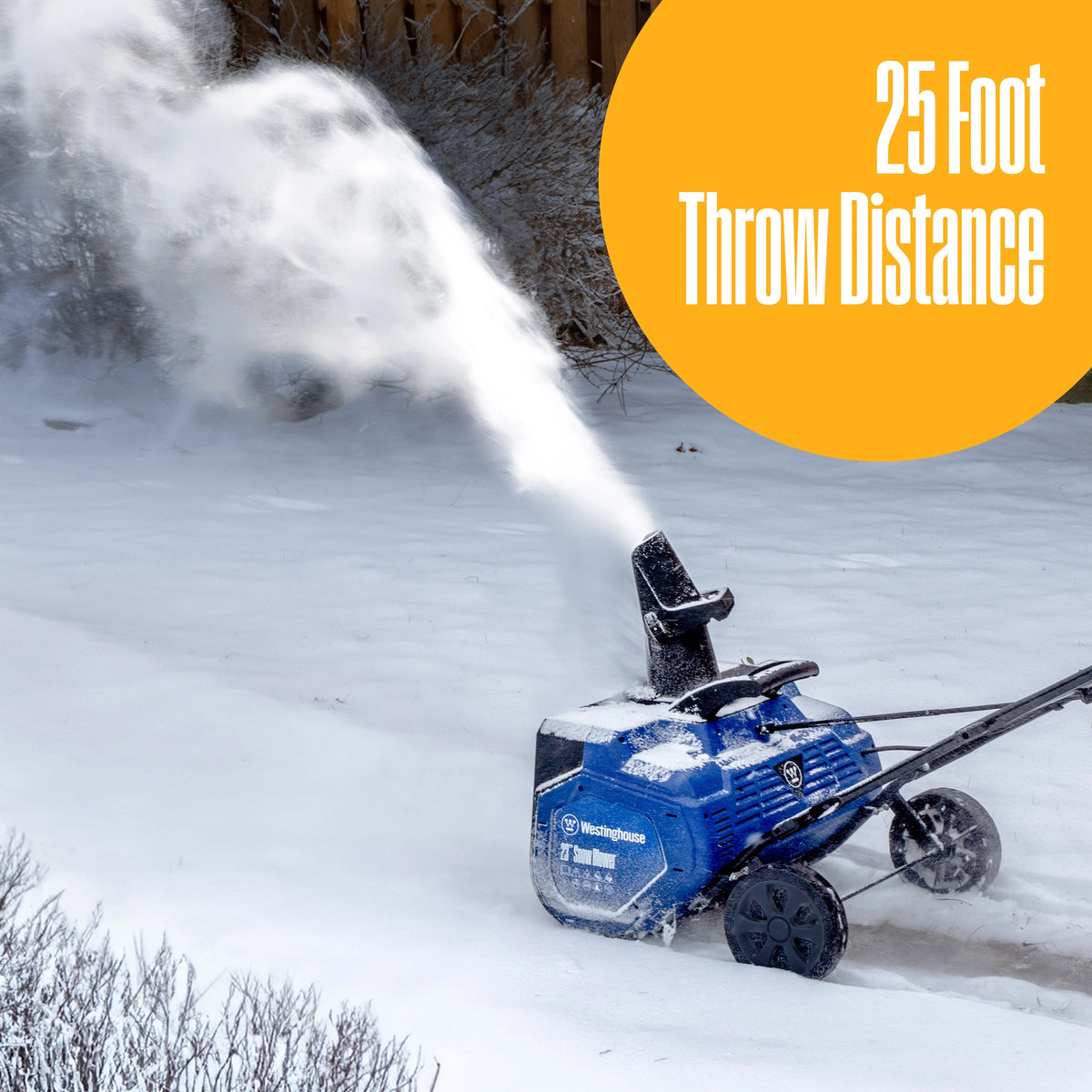 23" 15A Corded Electric Snow Blower with LED Lights H327893