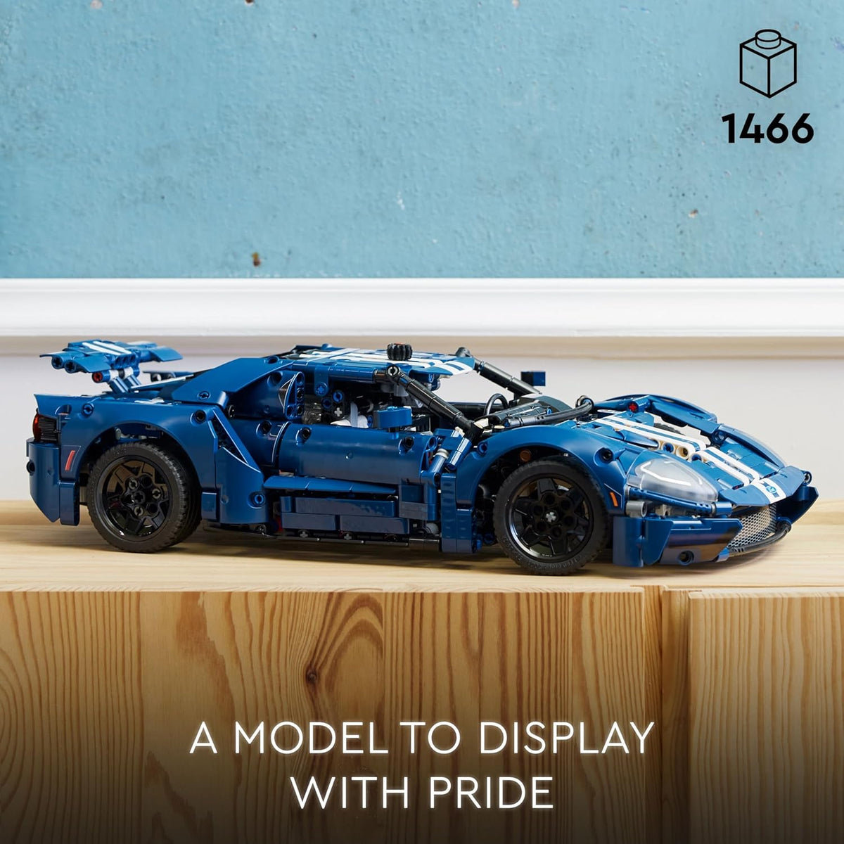 2022 Ford GT Racing Car Toy Blocks T18316