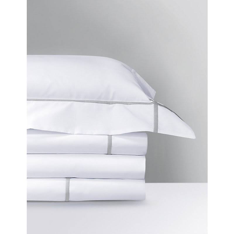 Silver Cotton-percale Duvet Cover Double G288158