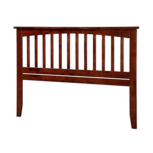 Full Size Headboard with Attachable Charger in Walnut X143602
