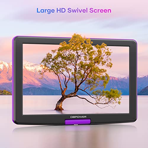 17.9" Portable DVD Player with 15.6" HD Swivel Screen, Blue L374