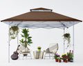 13x13Ft Pop Up Canopy Tent Folding Shelter Grey V612