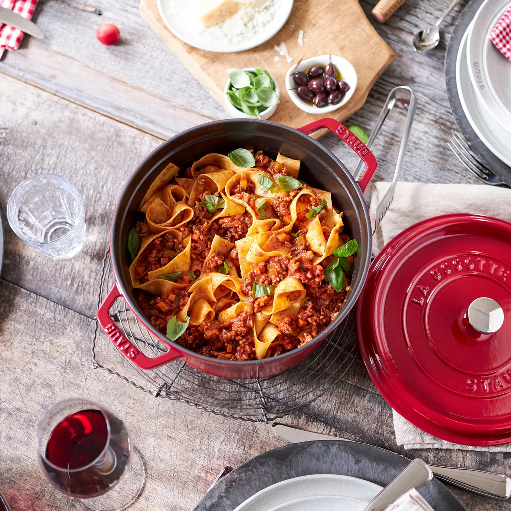 Cast Iron Dutch Oven 5-qt Tall Cocotte, Cherry D802086