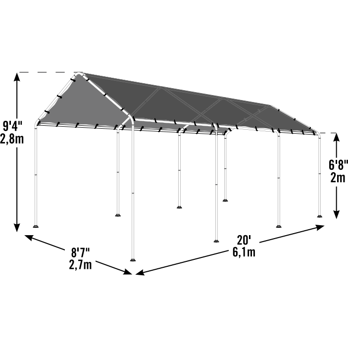 Black Shade Canopy A456