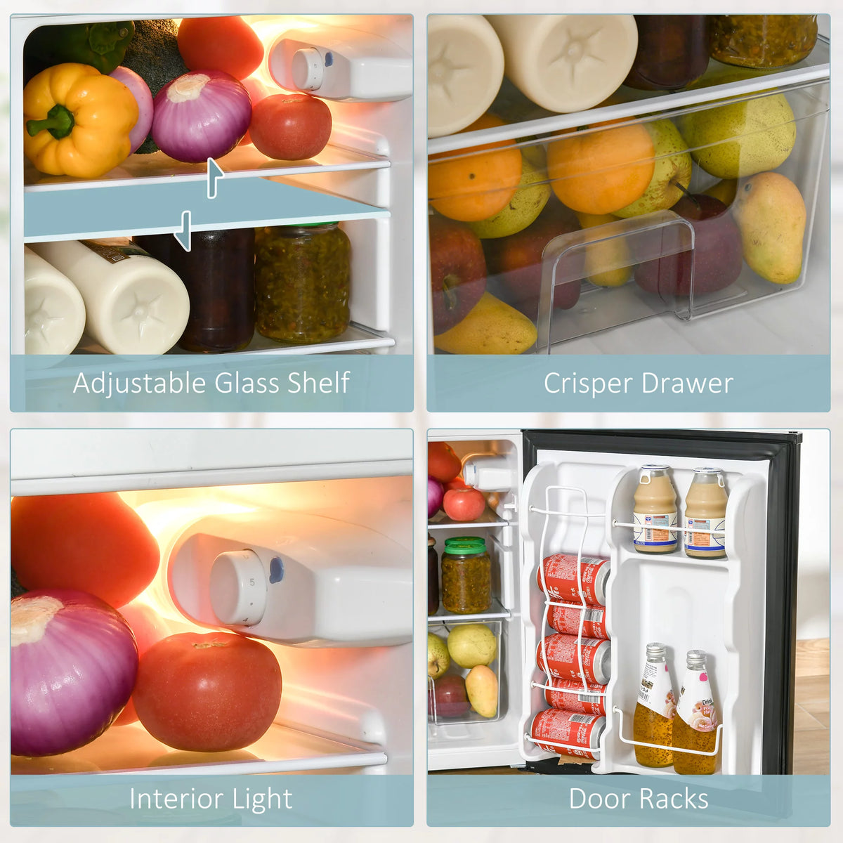 3.2 Cu.Ft Mini Fridge with Freezer L860