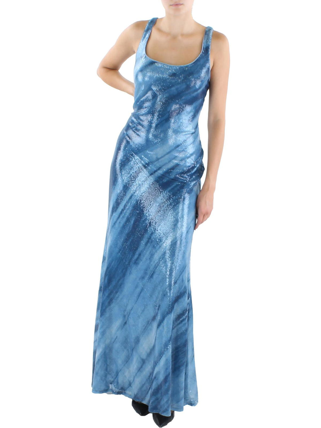 Sequined Maxi Evening Dress F438616