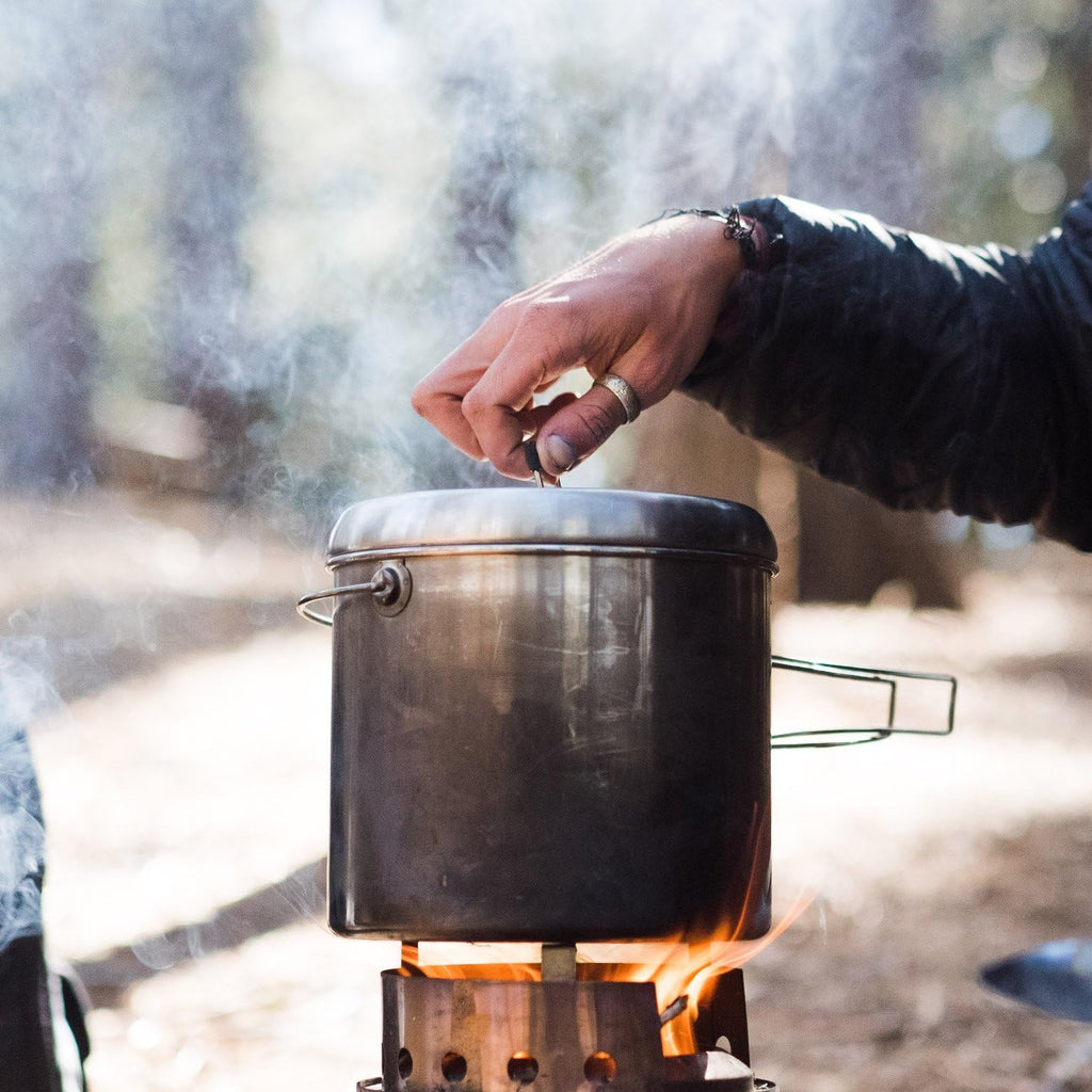 Stainless Steel Camping Pot T9351