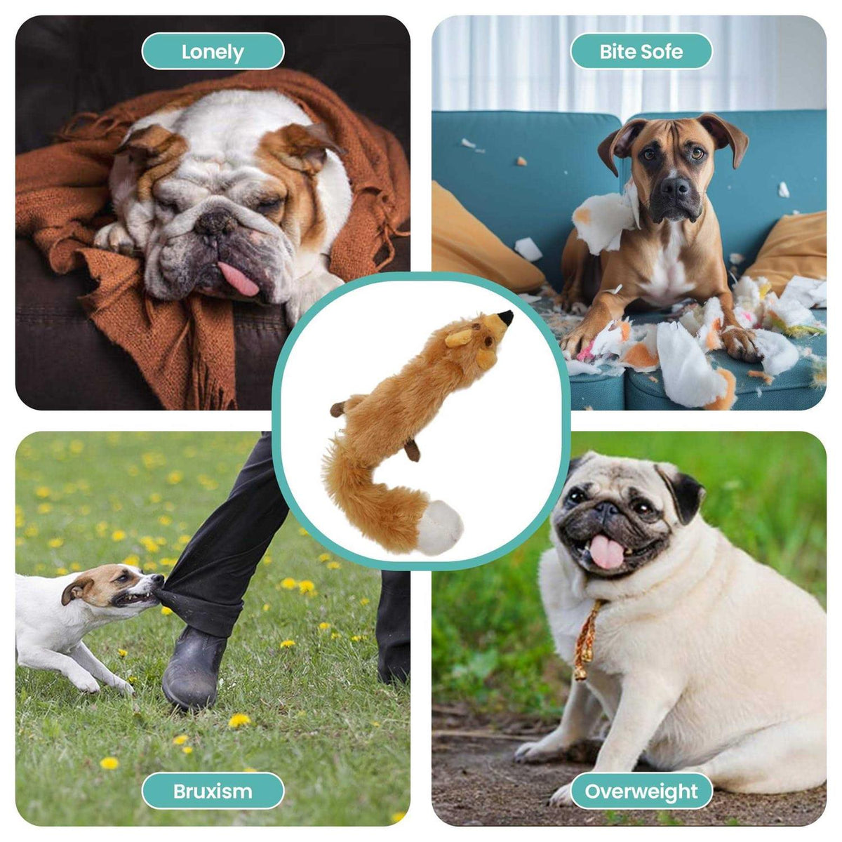 Fox Dog Toy B2230