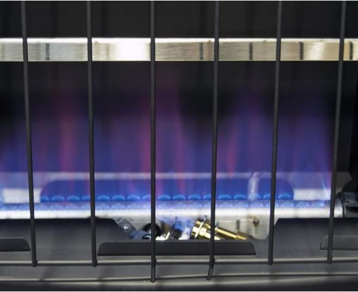 Black Natural Gas Heater with Free Standing Legs N3746