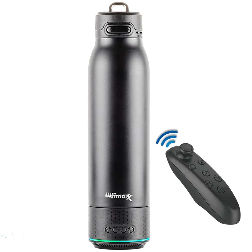 Vacuum Insulated Water Bottle with Bluetooth Speaker and Remote G796249