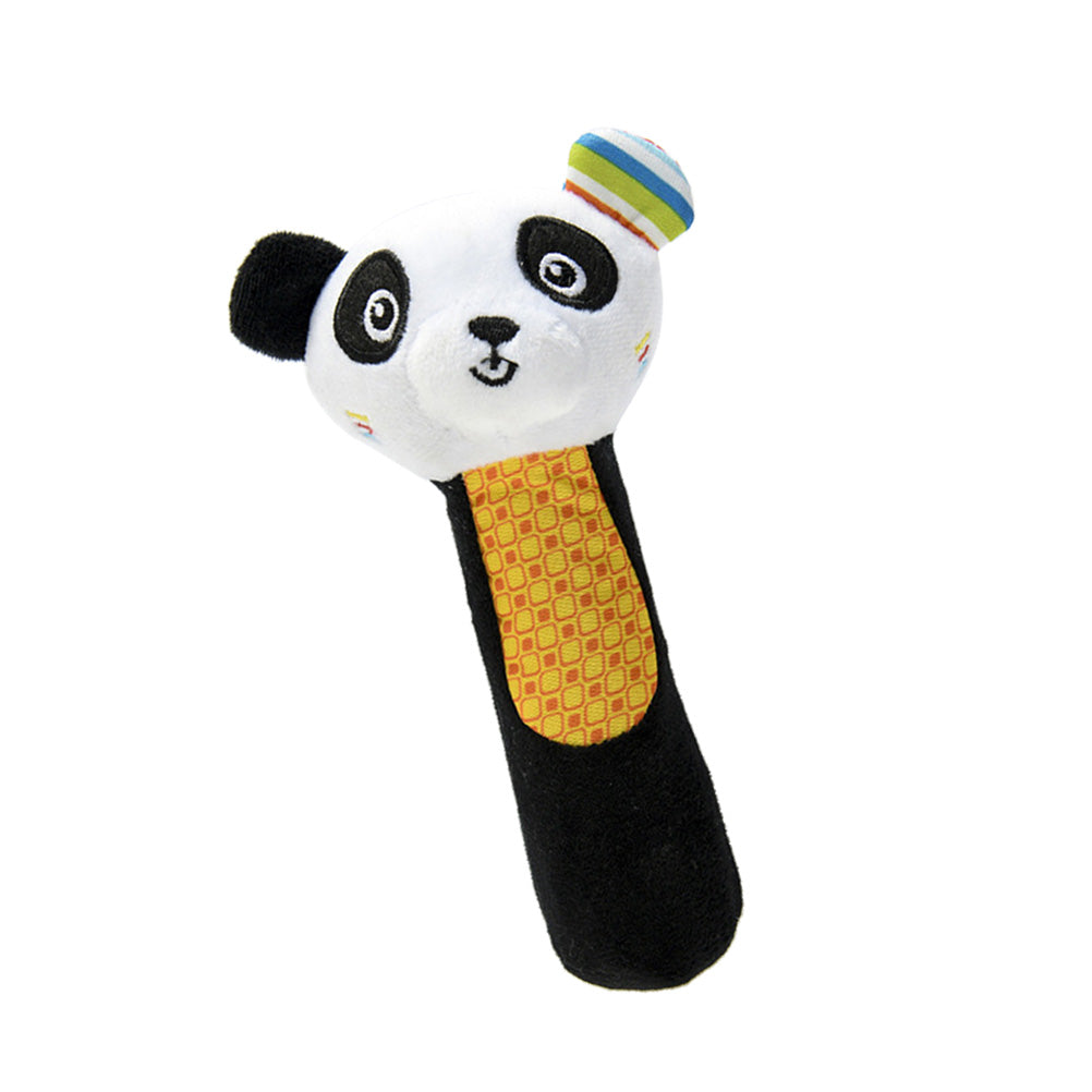 Panda Cartoon Animal Plush Wrist Rattles Hand Bells for Babies J145