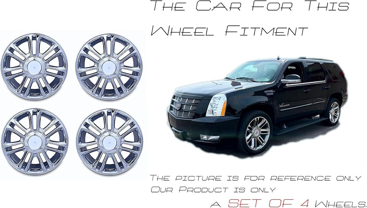 22x9 Chrome Alloy Wheels Set of 4 U1237