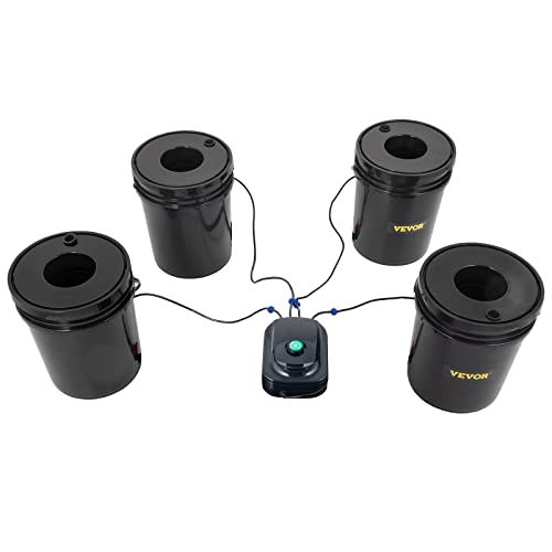 Recirculating Deep Water Culture Hydroponic Grow System with Top Drip J969583