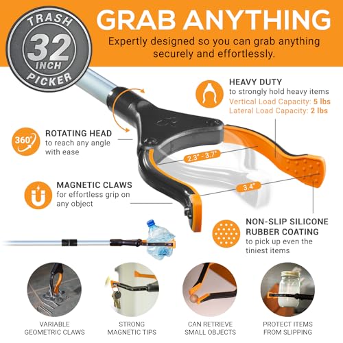 Folding Grabber Reacher 40" Heavy Duty T816