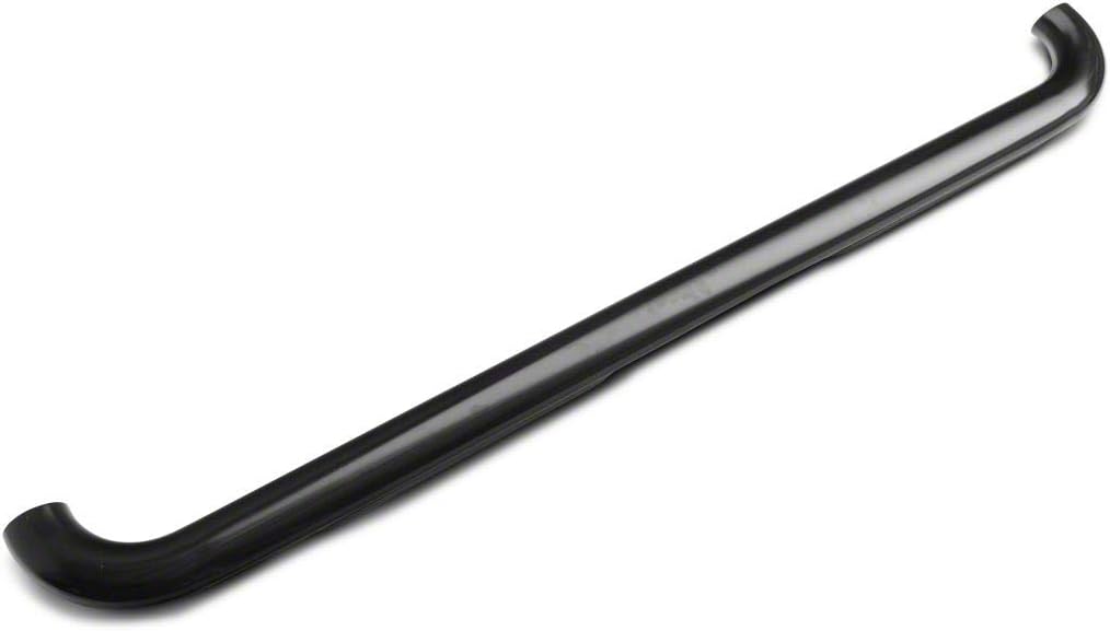 Black 4-Inch Oval Bent End Side Step Bars K849