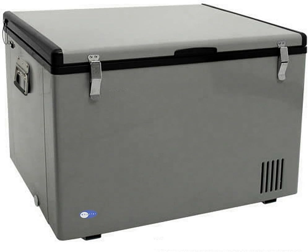 85 Quart Portable Fridge Freezer Gray I6293