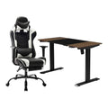 Metal 2-Piece Desk and Chair Set O56544