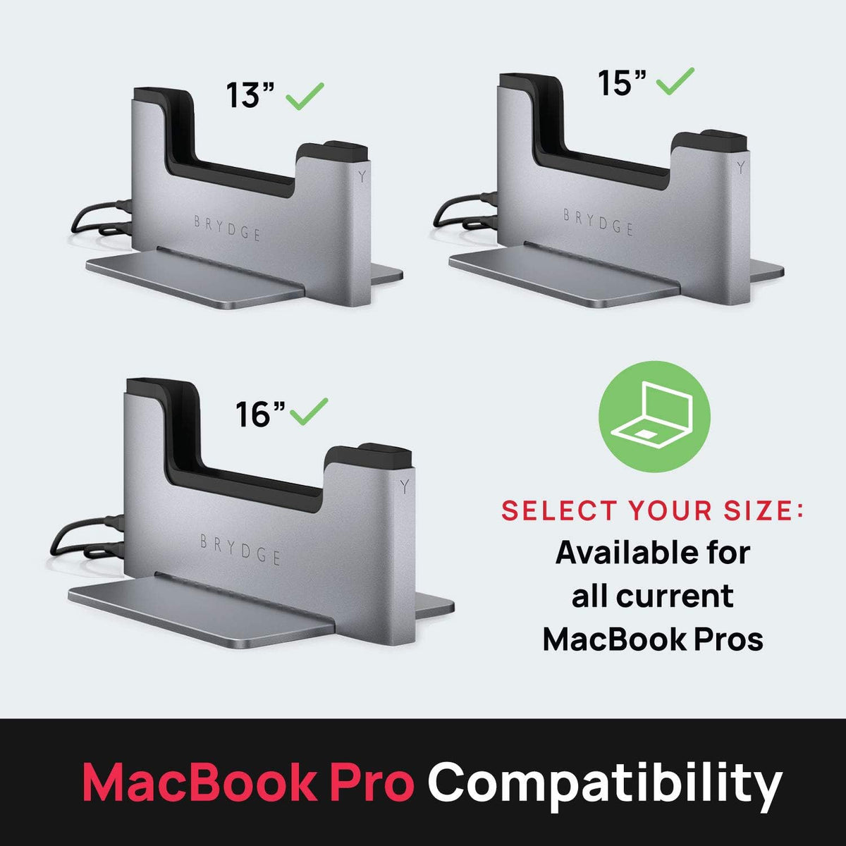 Space-Saving Laptop Stand Vertical Docking Station V455191