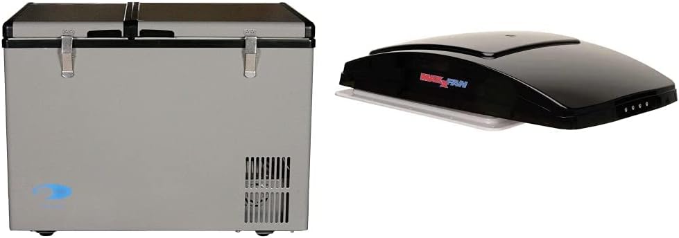 85 Quart Portable Fridge Freezer Gray I6293