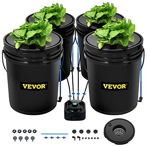 Recirculating Deep Water Culture Hydroponic Grow System with Top Drip J969583