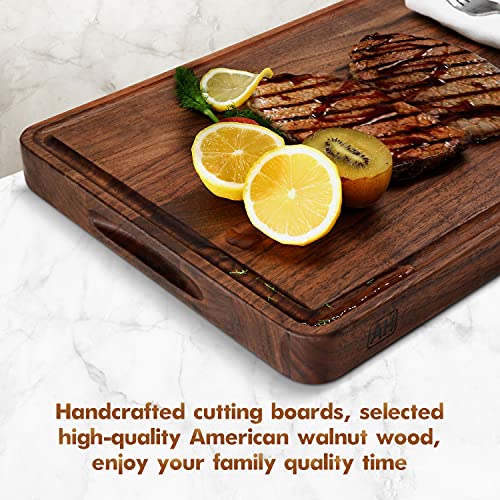 Extra Large Walnut Wood End Grain Cutting Board 24x18x2 In M11423