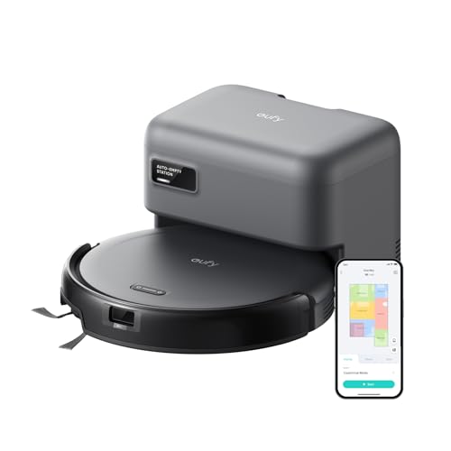 Robot Vacuum with Self Emptying, 2.85-Inch Slim Design K8742