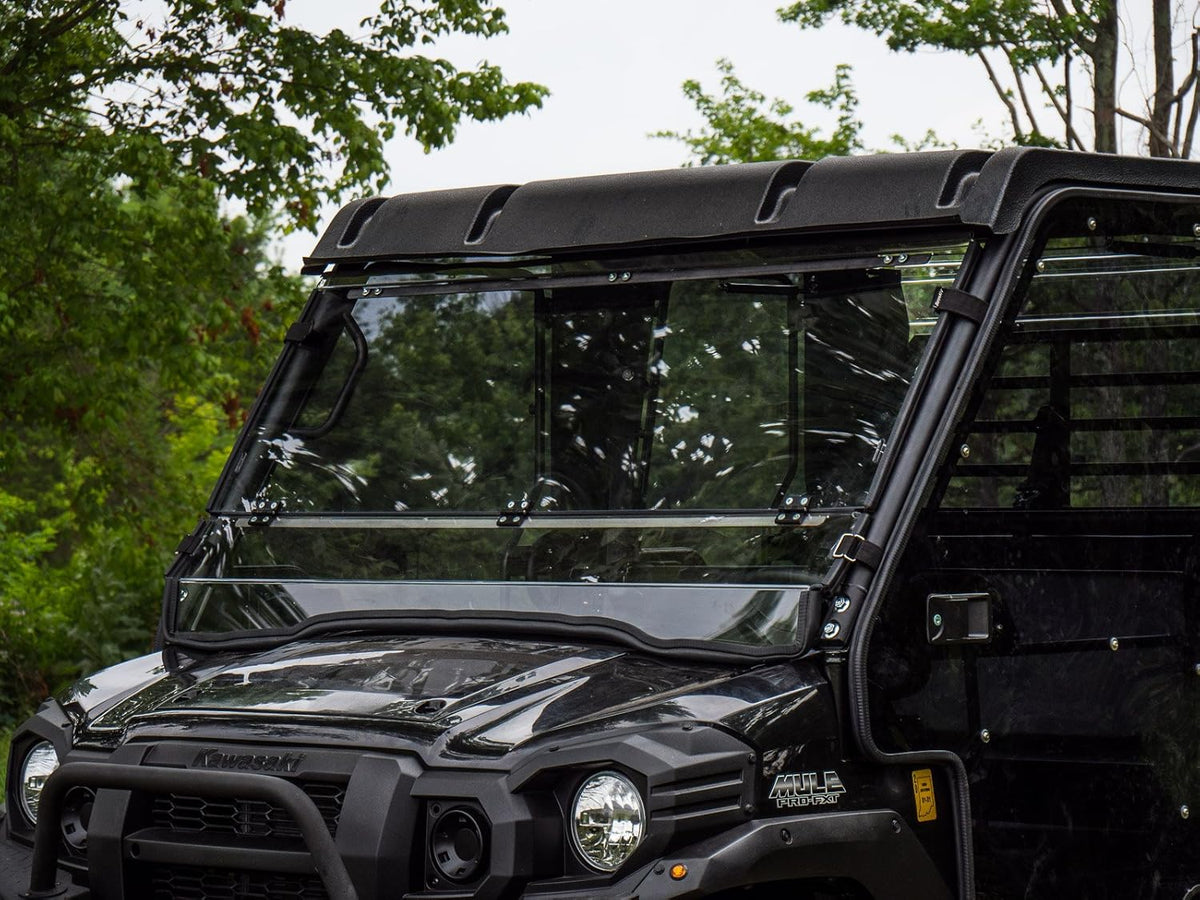 Heavy Duty Scratch Resistant Flip Down Windshield A9064