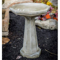 Large Octagon Cast Stone Bird Bath D49341