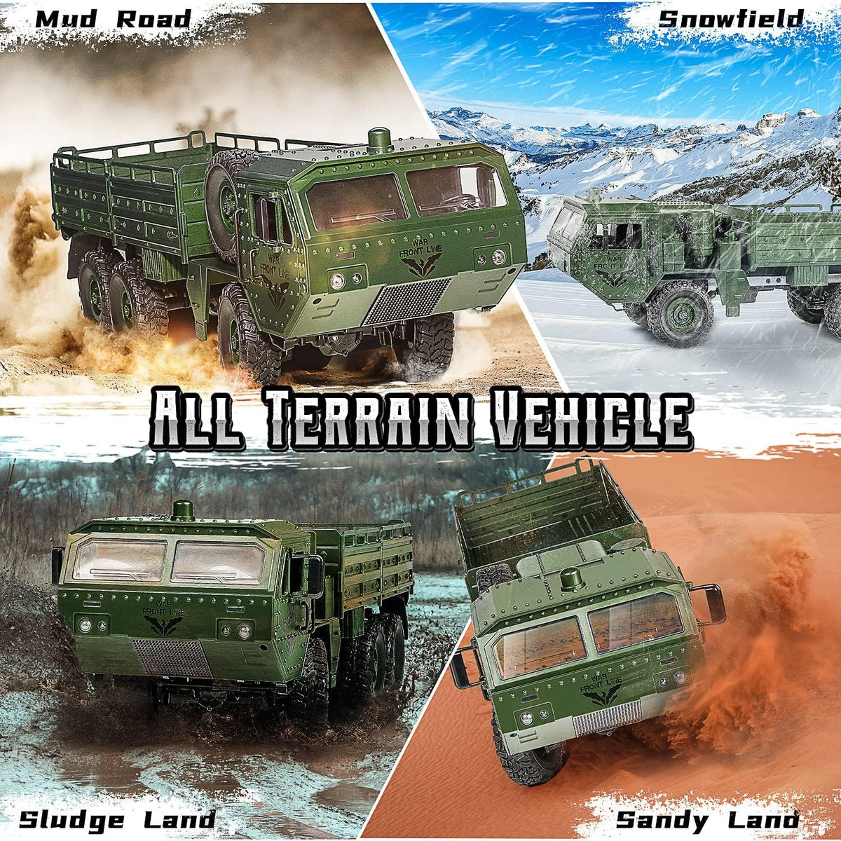 Remote Control 6WD Off-Road Truck M141