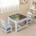 Pink Kids Table and Chair Set with Storage O89029