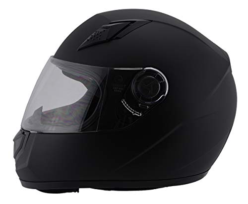Matte Black Full Face Helmet E9933