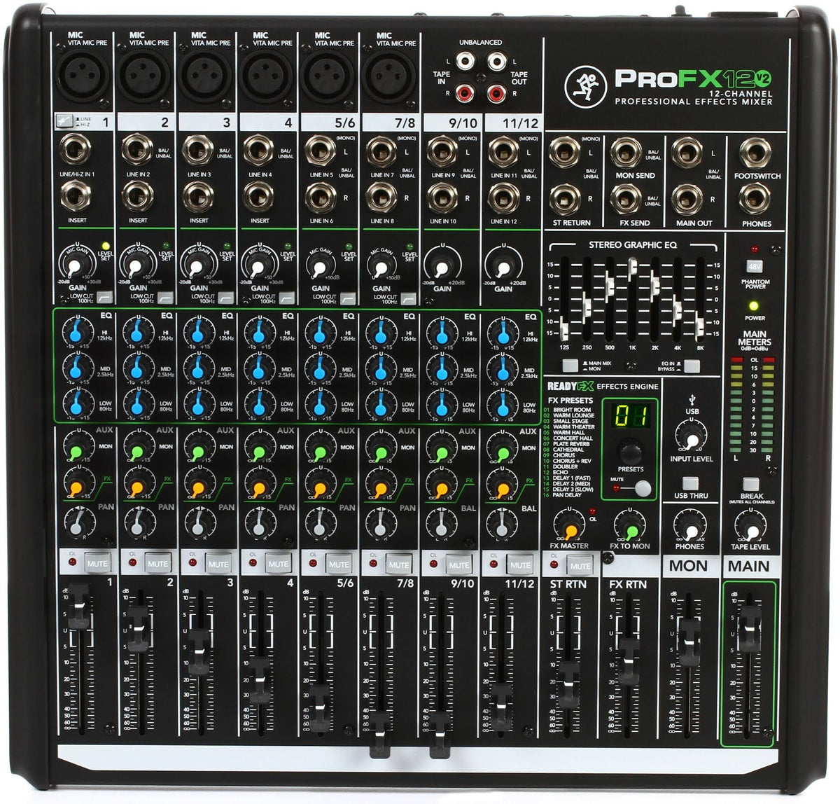 12-Channel Effects Mixer with USB T451973
