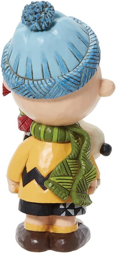 Snoopy and Charlie Brown Hugging Figurine Y356627