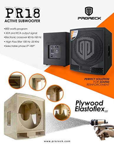 18 inch Active Powered PA DJ Subwoofer L933195