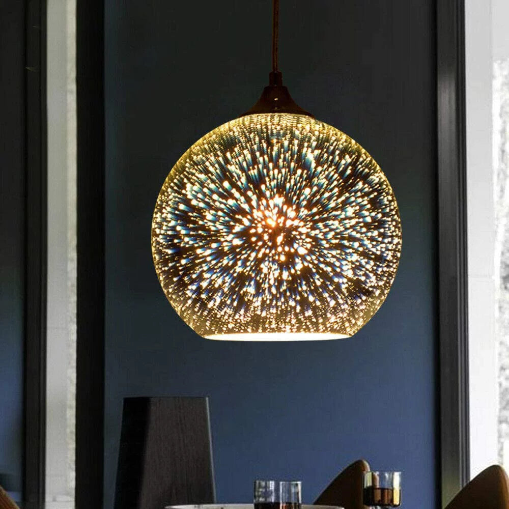 3D Art Ball Pendant Light Glass Chandelier A88088