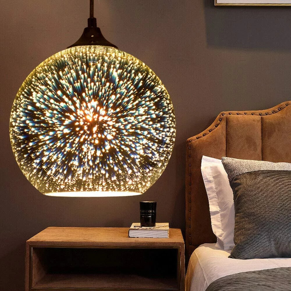3D Art Ball Pendant Light Glass Chandelier A88088