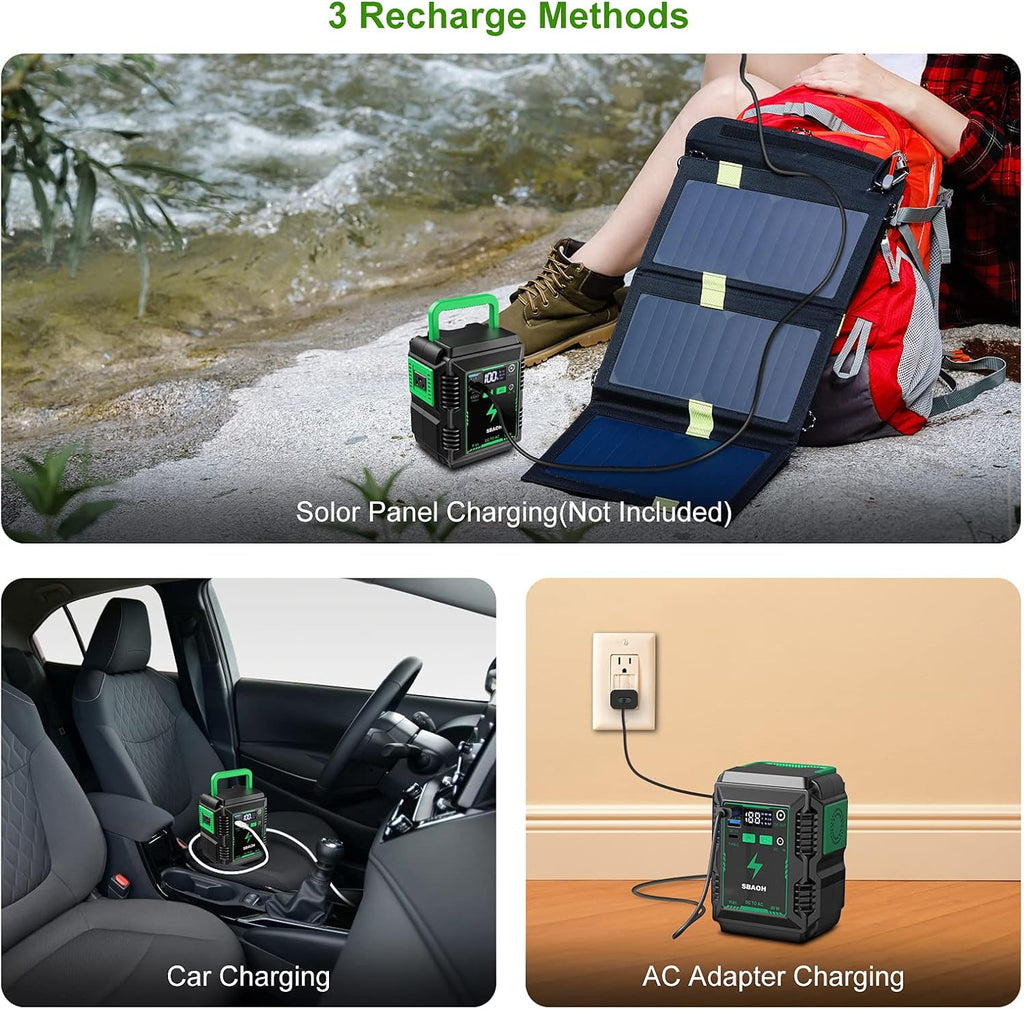Portable Power Station 110V/80W AC Outlet E638393