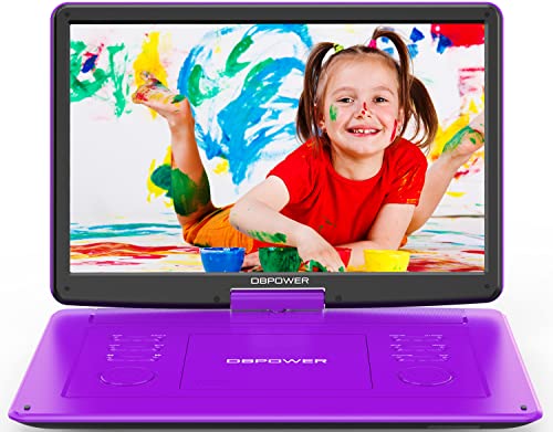 17.9" Portable DVD Player with 15.6" HD Swivel Screen, Blue L374