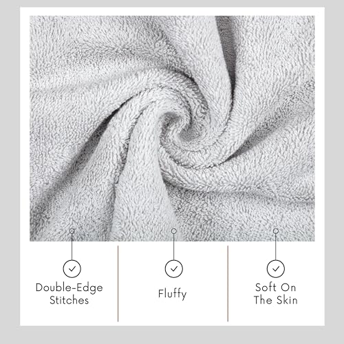6 Pcs 100% Turkish Cotton Bath Towel Set Green N33979