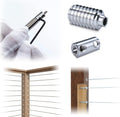 5/32 Cable Railing Kit with Protective Sleeve T316 Stainless Steel X868468