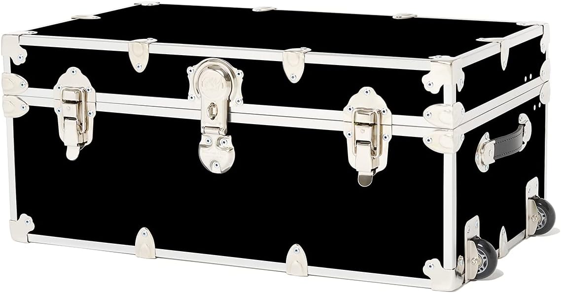 Large Storage Trunk with Mounted Wheels 32x18x14 D526049