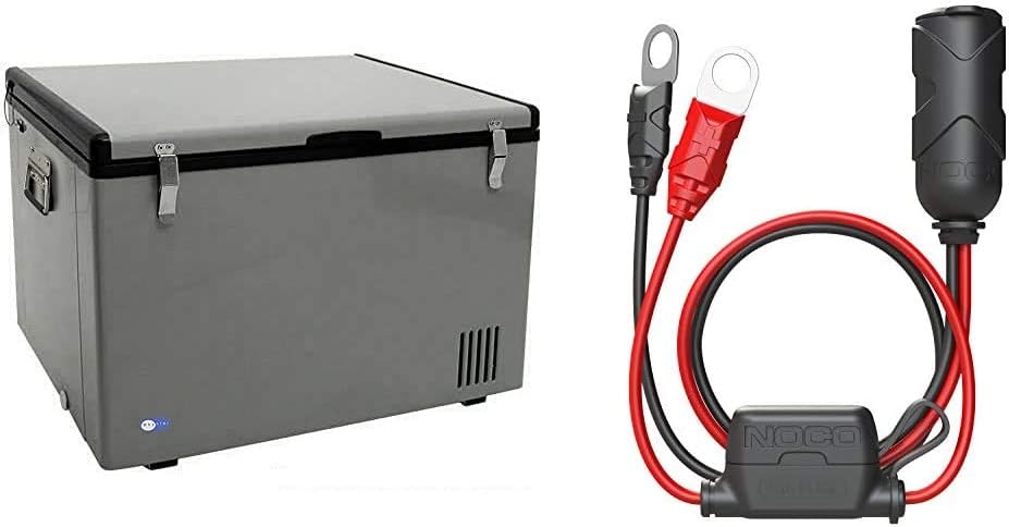 85 Quart Portable Fridge Freezer Gray I6293