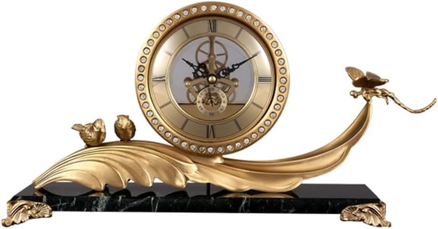 Brass Desk Clock X5241