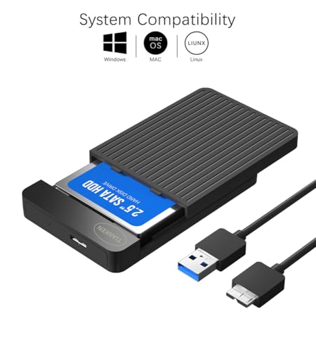 1TB Portable External Hard Disk Drive 2.5'' USB 3.0 HDD V117