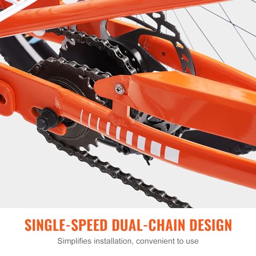 24 Inch Aluminum Alloy Three-Wheeled Tricycle (Orange) J541731