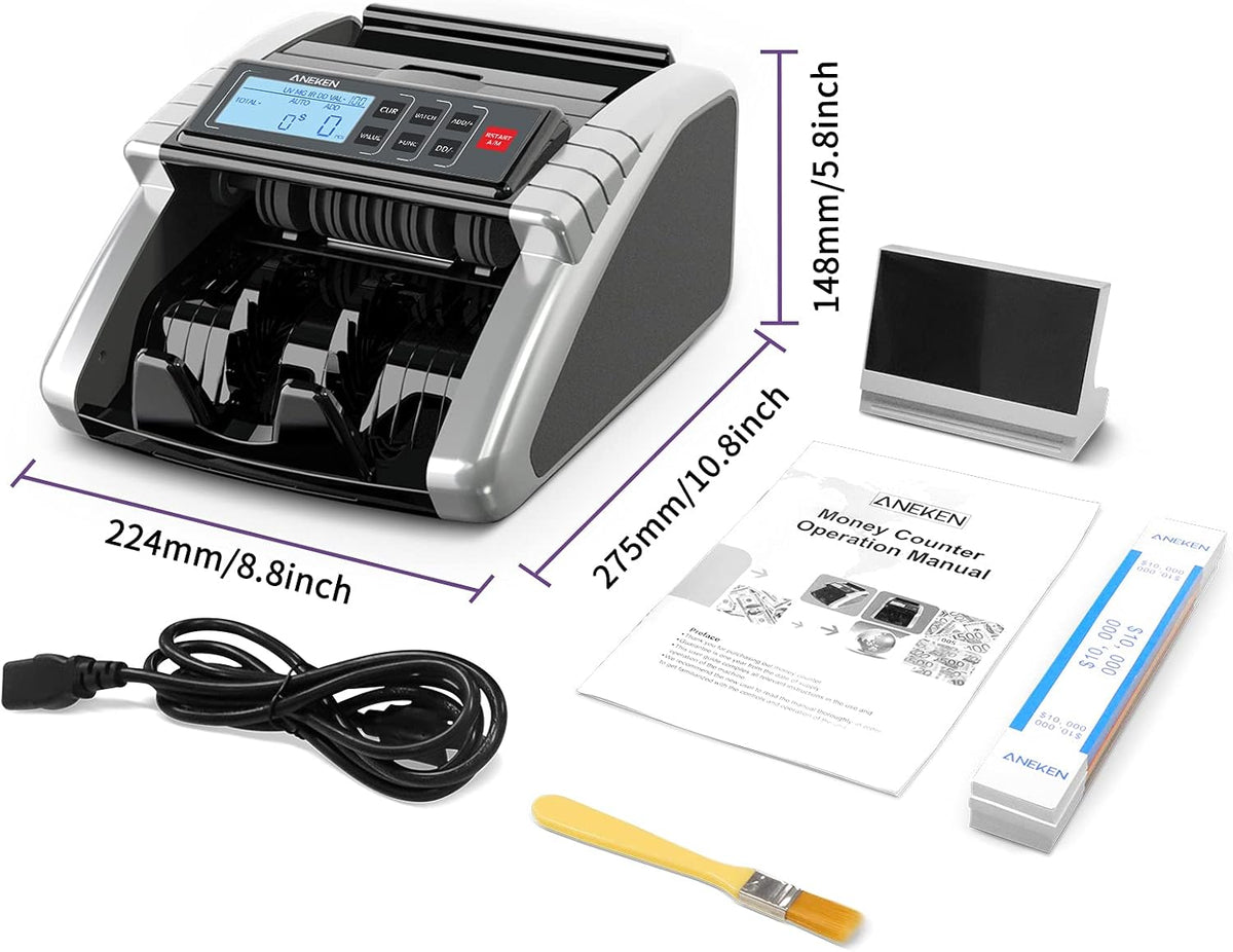 Money Counter Machine with Value Count and Counterfeit Detection R78852